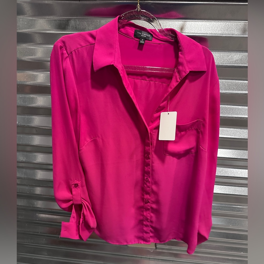 The Limited pink blouse woman’s size M - Picture 1 of 3